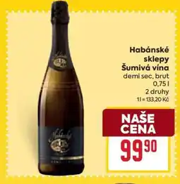 Billa Habánské sklepy Šumivá vína nabídka