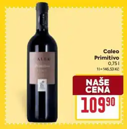 Billa Caleo Primitivo nabídka