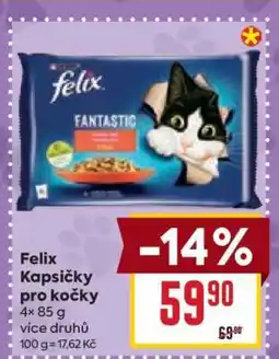 Billa Felix kapsičky pro kočky nabídka