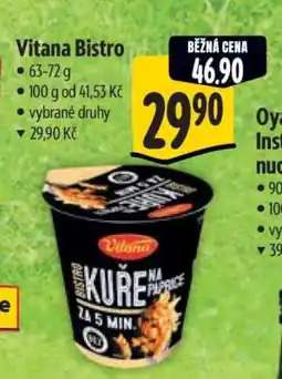 Albert Vitana bistro nabídka