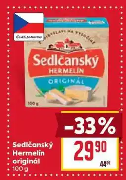 Billa Sedlčanský Hermelín Originál nabídka