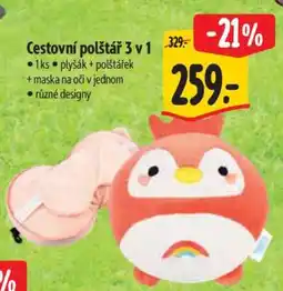 Albert Cestovní polštář 3 v 1 nabídka