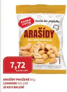 Kubík potraviny Arašídy pražené nabídka