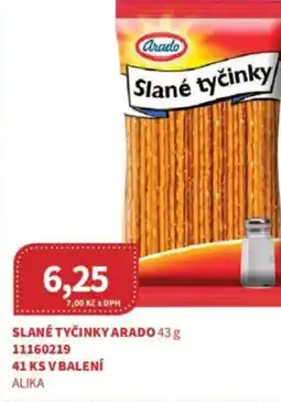 Kubík potraviny Slané tyčinky arado nabídka