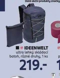 Rossmann Ultra lehký skládací batoh nabídka
