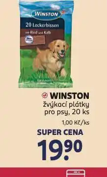Rossmann Winston žvýkací plátky pro psy nabídka