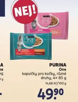 Rossmann Purina one kapsičky pro kočky nabídka