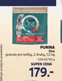 Rossmann Purina one granule pro kočky nabídka