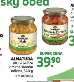 Rossmann Alnatura bio kukuřice v mírně slaném nálevu nabídka