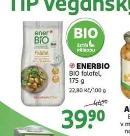 Rossmann Enerbio bio falafel nabídka