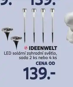 Rossmann Led solární zahradní světlo nabídka