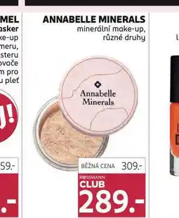 Rossmann Annabelle minerals make-up nabídka