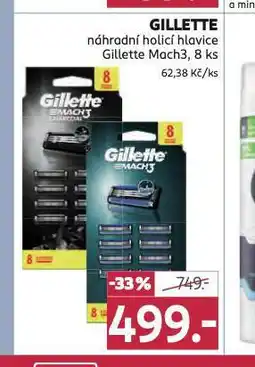 Rossmann Gillette náhradní hlavice nabídka