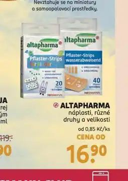 Rossmann Altapharma náplasti nabídka