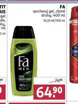 Rossmann Fa sprchový gel nabídka