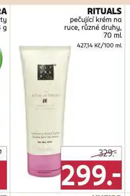 Rossmann Rituals pečující krém na ruce nabídka
