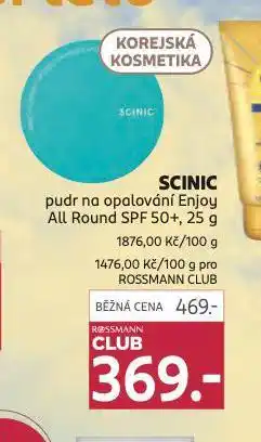 Rossmann Scinic pudr na opalování nabídka