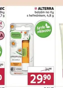 Rossmann Alterra balzám na rty nabídka