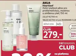 Rossmann Anua heartleaf čistící pleťová pěna nabídka