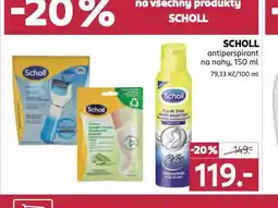 Rossmann Scholl antiperspirant na nohy nabídka