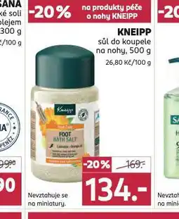 Rossmann Kneipp sůl do koupele nabídka