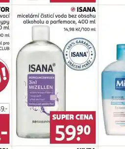 Rossmann Isana micelární čistící voda nabídka