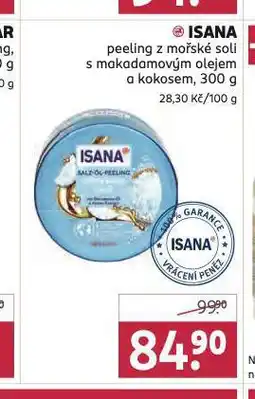 Rossmann Isana peeling z mořské soli nabídka