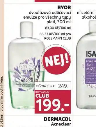 Rossmann Ryor dvoufázová odličovací emulze nabídka