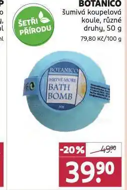 Rossmann Botanico šumivá koupelová koule nabídka