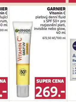 Rossmann Garnier vitamin c pleťový denní fluid nabídka