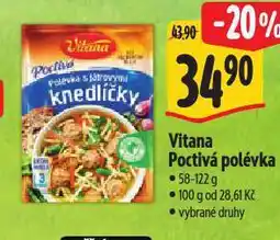 Albert Vitana polévka nabídka