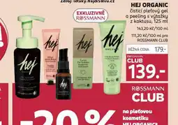 Rossmann Hej organic čistící pleťový olej nabídka