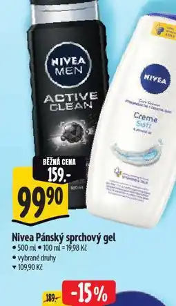 Albert Nivea sprchový gel nabídka