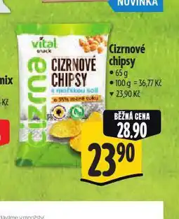 Albert Cizrnné chipsy nabídka