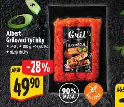 Albert Grilovací tyčinky nabídka