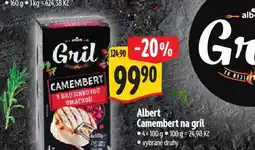 Albert Camembert na gril nabídka
