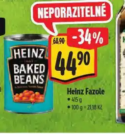 Albert Heniz fazole nabídka
