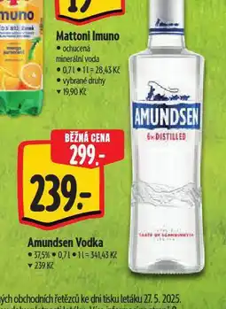 Albert Amundsen vodka nabídka