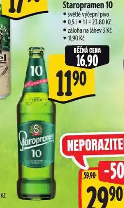 Albert Pivo staropramen 10 nabídka