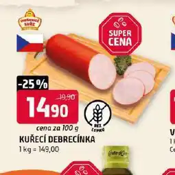 Terno Kuřecí debrecínka nabídka