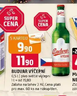Terno Pivo budvar nabídka