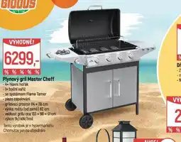 Globus Plynový gril master cheff nabídka