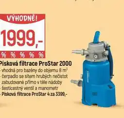 Globus Písková filtrace prostar 2000 nabídka