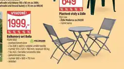 Globus Balkonový set bella nabídka