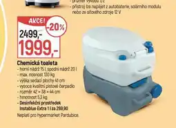 Globus Chemická toaleta nabídka