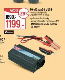Globus Měnič napětí s usb nabídka