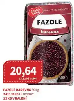 Kubík potraviny Fazole barevná nabídka