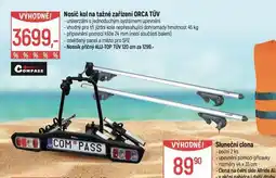 Globus Nosič kol na tažné zařízení orca tüv nabídka