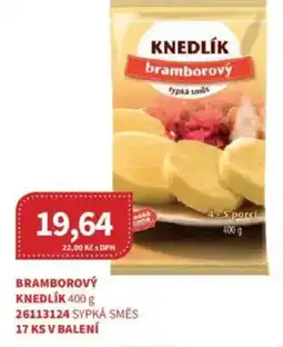 Kubík potraviny Bramborový knedlík nabídka