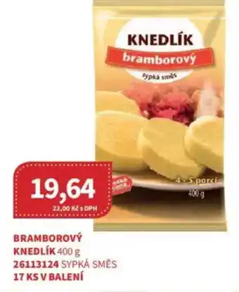 Kubík potraviny Bramborový knedlík nabídka
